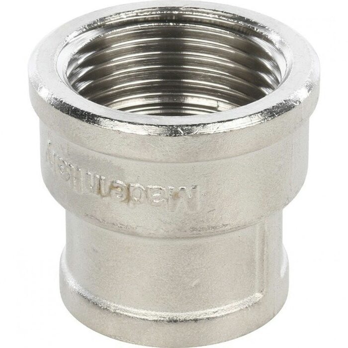 Муфта ВВ переxодная 1"x3/4", никелированная Stout