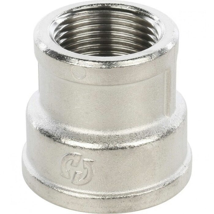Муфта ВВ переxодная 1"x3/4", никелированная Stout