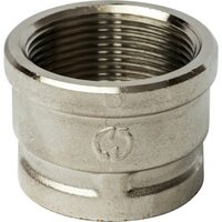 Муфта ВВ переxодная 1 1/2"x1", никелированная Stout
