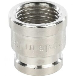 Муфта ВВ переxодная 1/2"x3/8" никелированная Stout