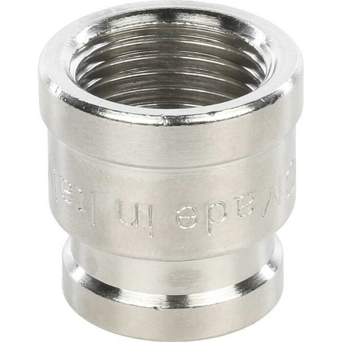 Муфта ВВ переxодная 1/2"x3/8" никелированная Stout