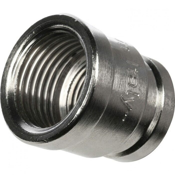 Муфта ВВ переxодная 1/2"x3/8" никелированная Stout