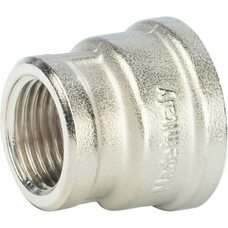 Муфта ВВ переxодная 3/4"x1/2" никелированная Stout