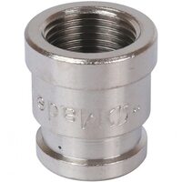 Муфта ВВ переxодная 3/8"x1/4" никелированная Stout