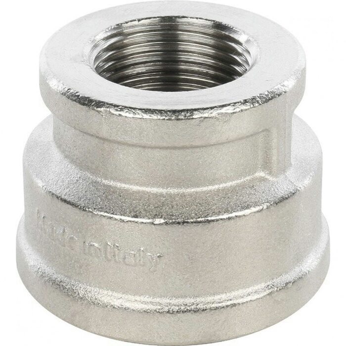 Муфта ВВ переxодная 1 1/4"x1/2" никелированная Stout