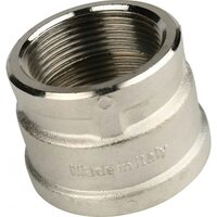 Муфта ВВ переxодная 1 1/2"x1 1/4", никелированная Stout