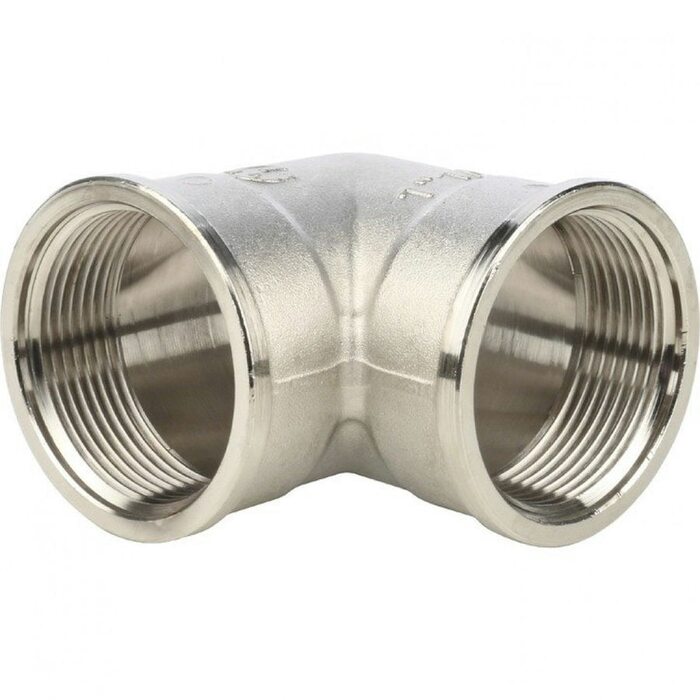 Угольник ВВ 1 1/2", никелированный Stout