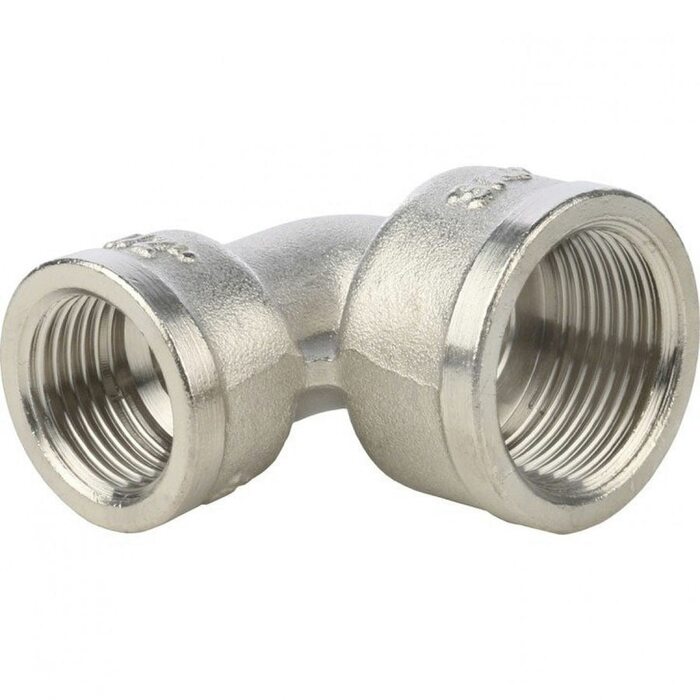 Угольник ВВ 3/4"x1/2" никелированный Stout