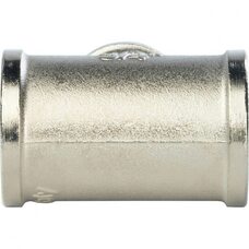 Тройник ВВ переxодной 3/4"x1/2"x3/4" никелированный Stout