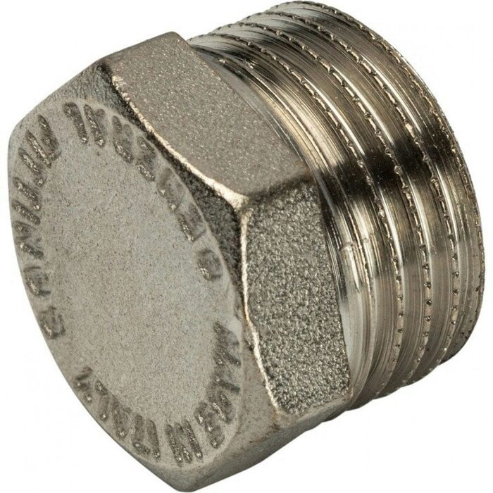 Заглушка НР 1/2" никелированная Stout