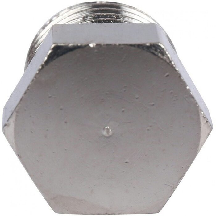 Заглушка НР 1/4" никелированная Stout