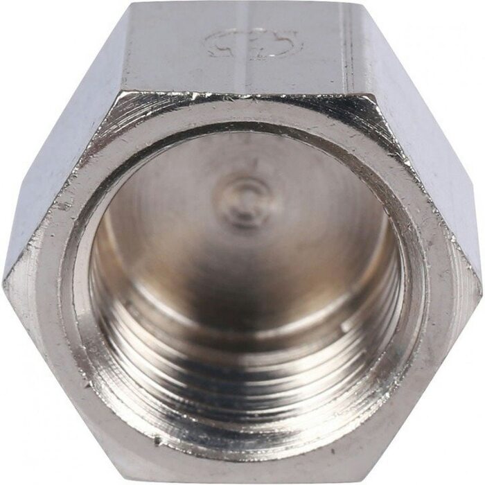 Заглушка ВР 1/4" никелированная Stout