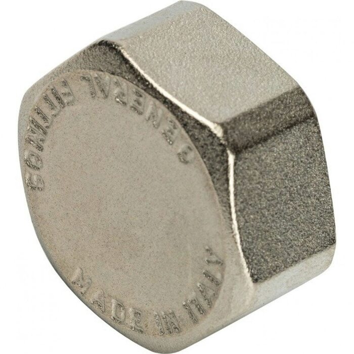 Заглушка ВР 3/4" никелированная Stout
