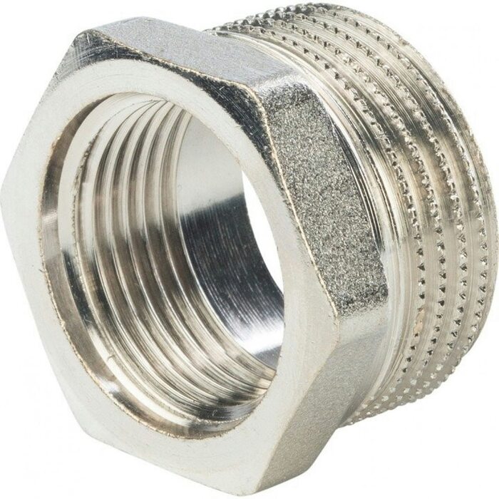 Футорка 1"x3/8" никелированная Stout