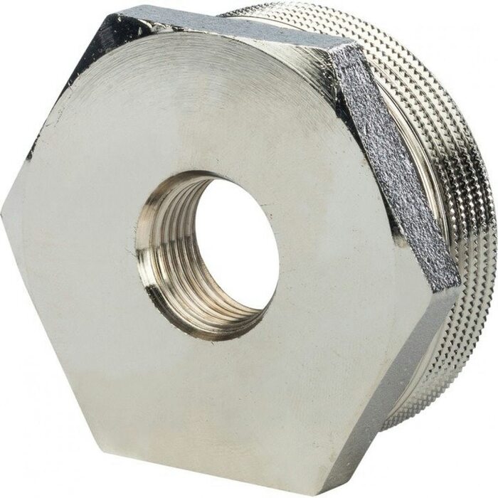 Футорка 1 1/2"x1/2" никелированная Stout