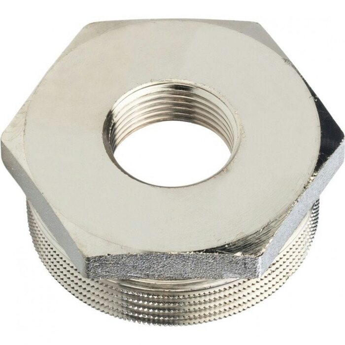 Футорка 1 1/2"x3/4" никелированная Stout