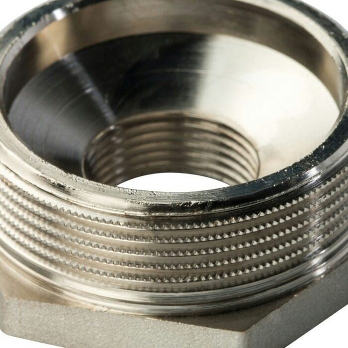 Футорка 1 1/2"x3/4" никелированная Stout
