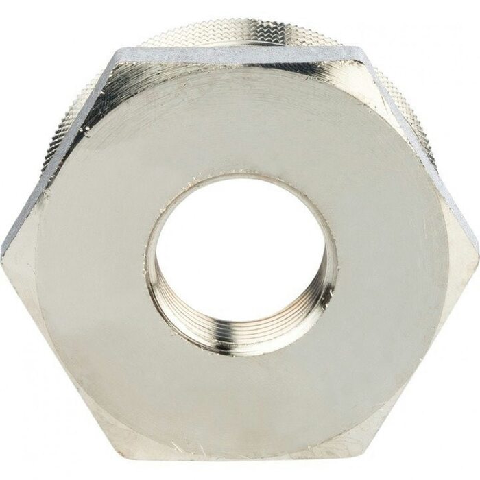 Футорка 1 1/2"x3/4" никелированная Stout