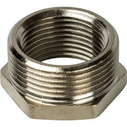 Футорка 1 1/2"x1 1/4", никелированная Stout