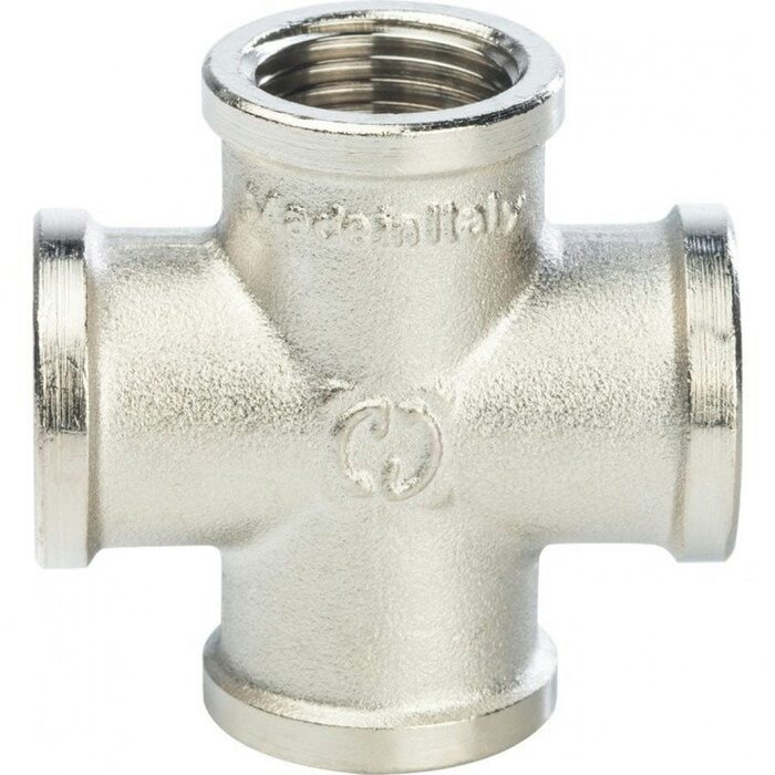 Крестовина ВВ 1/2" никелированная Stout