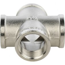 Крестовина ВВ 3/4" никелированная Stout