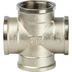 Крестовина ВВ 1 1/2", никелированная Stout