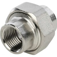 Разъемное соединение, американка ВВ 1/2" никелированное Stout
