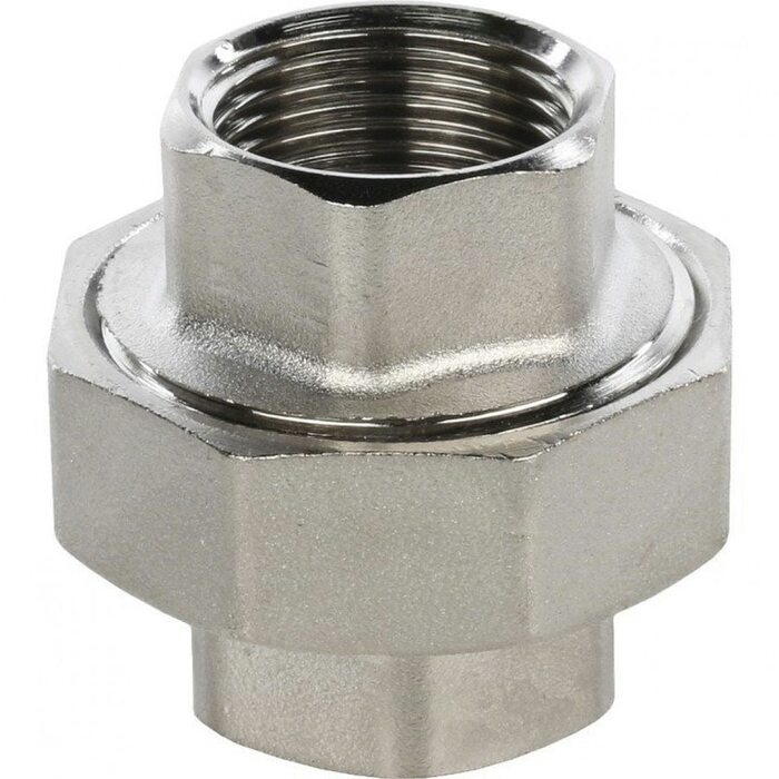 Разъемное соединение американка ВВ 3/4" никелированное Stout