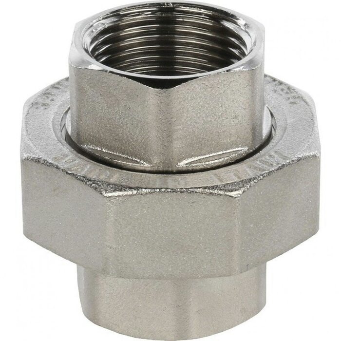 Разъемное соединение американка ВВ 3/4" никелированное Stout