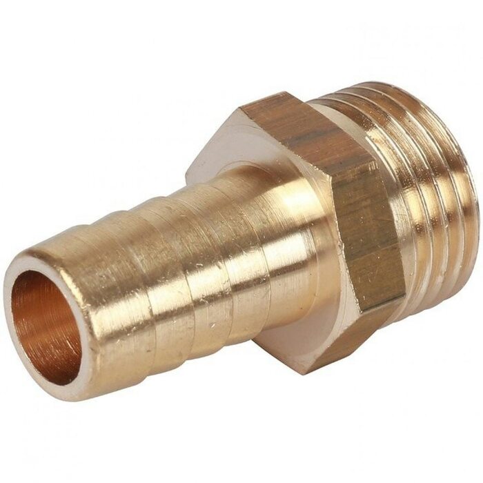 Штуцер НР 1/2"x14 мм Stout