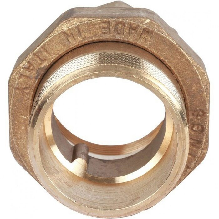 Разъемное соединение "американка" ВН 1 1/2", уплотнение под гайкой o-ring кольцо Stout