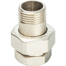 Разъемное соединение американка ВН 1/2" уплотнение под гайкой o-ring кольцо, никелированное Stout