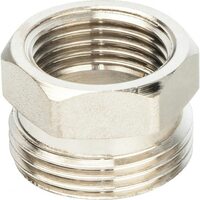 Разъемное соединение американка ВН 1/2" уплотнение под гайкой o-ring кольцо, никелированное Stout