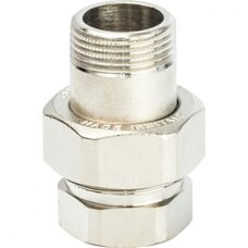 Разъемное соединение американка ВН 3/4" уплотнение под гайкой o-ring кольцо, никелированное Stout