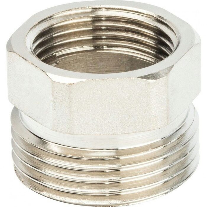 Разъемное соединение американка ВН 3/4" уплотнение под гайкой o-ring кольцо, никелированное Stout