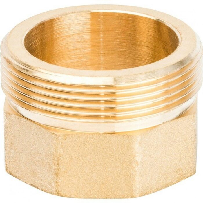 Разъемное соединение 1 1/2" американка ВН, уплотнение под гайкой по плоскости Stout