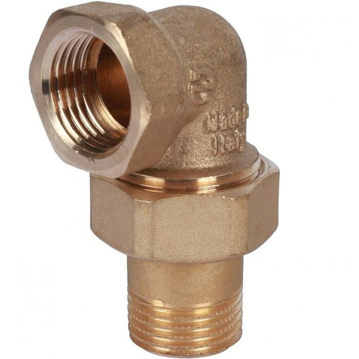 Разъемное угловое соединение, американка ВН 1/2" уплотнение под гайкой o-ring кольцо Stout