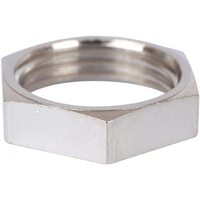 Контргайка 1/4", никелированная Stout