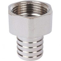 Штуцер ВР 1"x25, никелированный Stout