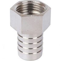 Штуцер ВР 1/2"x18, никелированный Stout