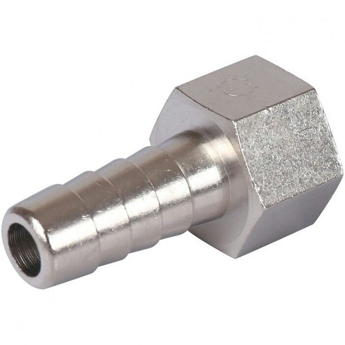 Штуцер ВР 1/4"x10, никелированный Stout