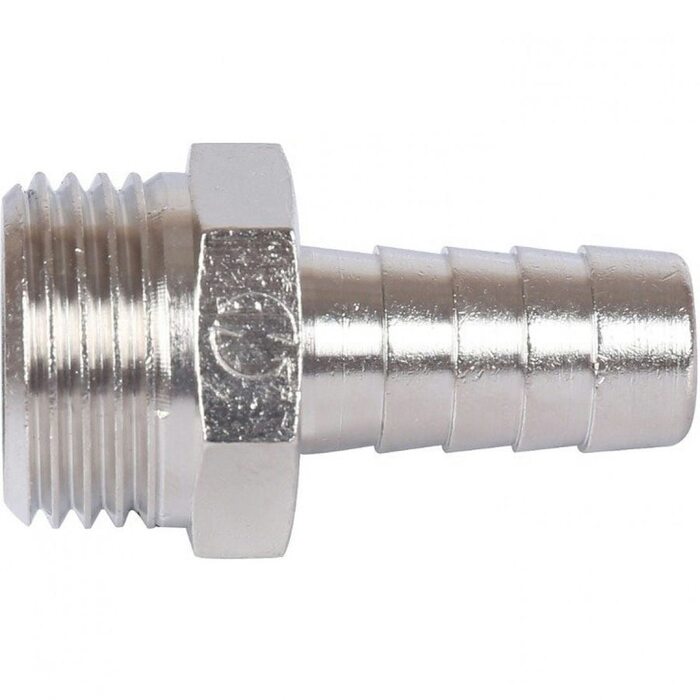 Штуцер НР 1/2"x12, никелированный Stout
