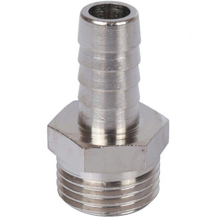 Штуцер НР 1/2"x12, никелированный Stout