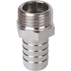 Штуцер НР 1/2"x16, никелированный Stout