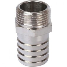 Штуцер НР 1/2"x18, никелированный Stout