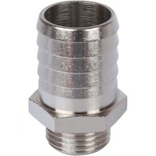 Штуцер НР 1/2"x25, никелированный Stout