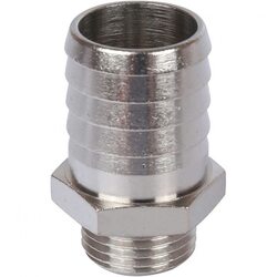 Штуцер НР 1/2"x25, никелированный Stout