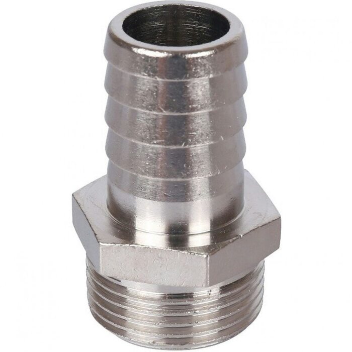 Штуцер НР 3/4"x20, никелированный Stout