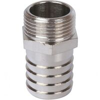 Штуцер НР 3/4"x25, никелированный Stout