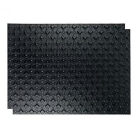 Мат для теплого пола с бобышками 1100х800х20, черный STOUT